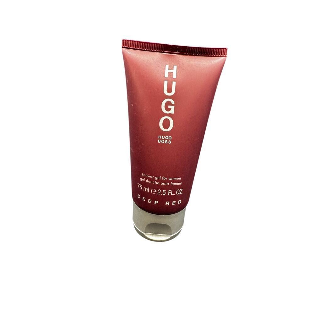 NWT Hugo Boss Deep Red Shower Gel For Women 2.5oz NO BOX